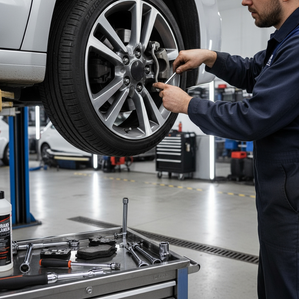 Bremsservice – Wechsel von Bremsbelägen